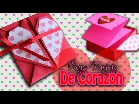 Como hacer una tarjeta de corazón plegable para San Valentín ...