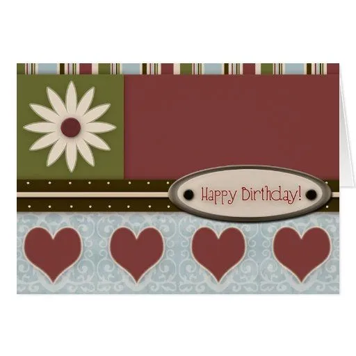 Tarjeta de cumpleaños elegante | Zazzle