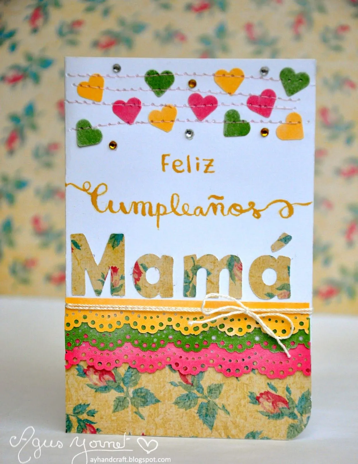 Tarjeta cumpleaños - Mini maquina de coser! | Agus Yornet Blog