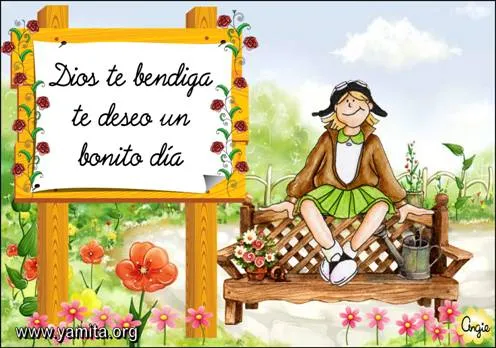 Tarjeta – Te deseo un bonito dia, Dios te Bendiga | Mujeres ...