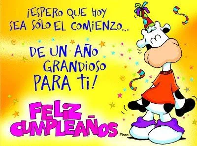 Mi tarjeta echa humo: Feliz Cumpleaños Paoluchi!!