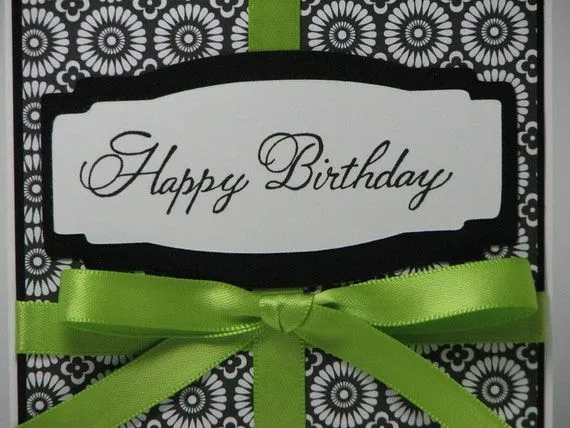 Tarjeta de felicitación feliz cumpleaños elegante por cuteypatutey