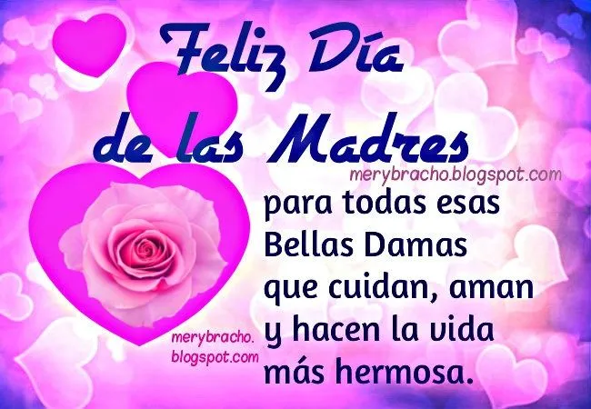 Tarjeta Feliz Día de las Madres | Entre Poemas y Vivencias