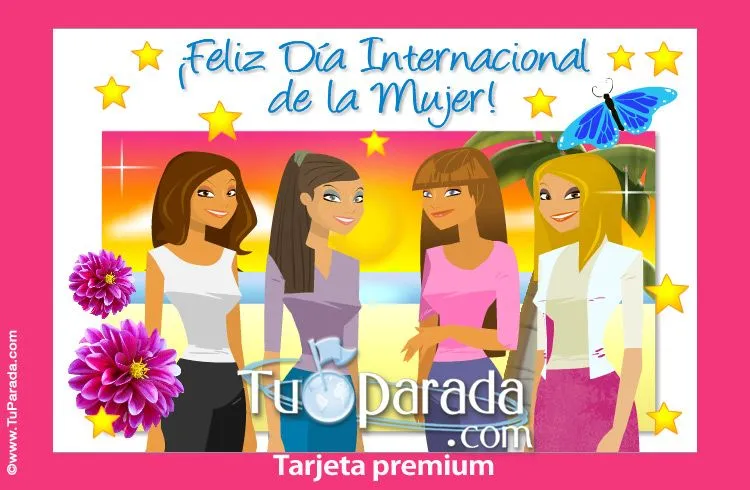 Tarjeta de Feliz Día de la Mujer. Día de la mujer, ver tarjetas ...