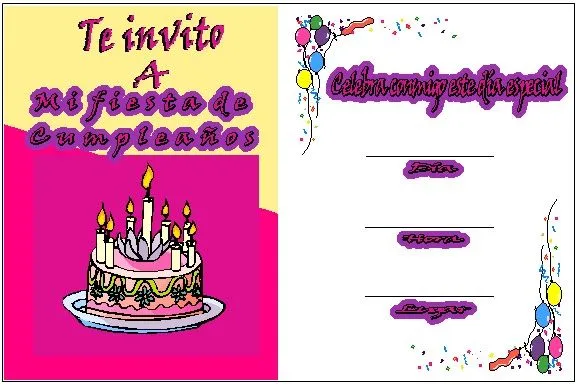 Bordes para Cumpleaños de niñas - Imagui