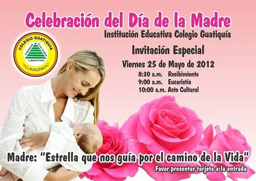 TARJETA DE INVITACIÓN - DÍA DE LA MADRE | Flickr - Photo Sharing!