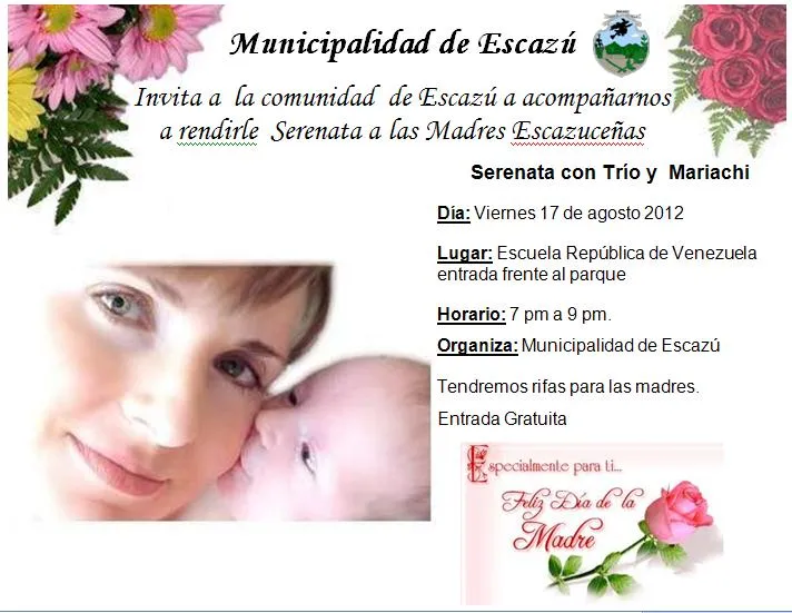 Tarjetas de invitación para mama - Imagui