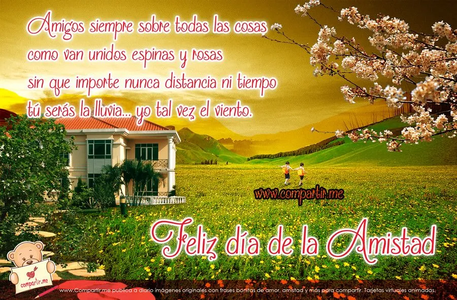 Tarjeta con poema por el día de la Amistad 2013 | Flickr - Photo ...