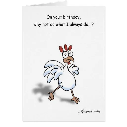 Tarjeta del pollo de primavera del feliz cumpleañ | Zazzle