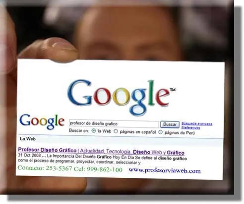 Tarjeta De Presentación Para Negocios. Todo Un Éxito: La Google ...