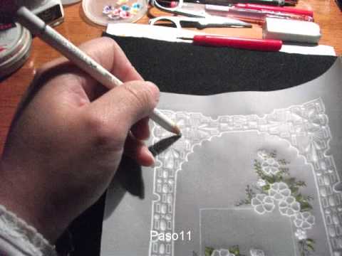 Tarjeta de saludo en papel vegetal paso a paso (proyecto Nº1 ...