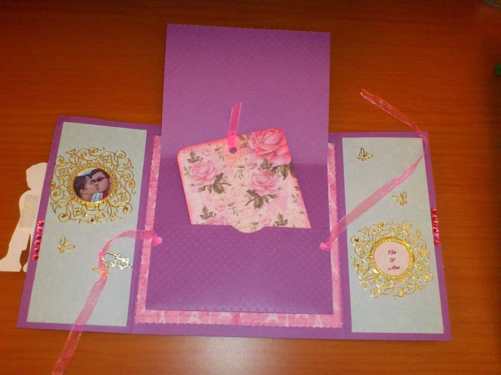 tarjeta scrapbook | Aprender manualidades es facilisimo.