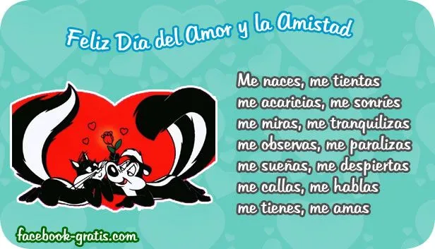 Tarjetas para el día del amor y la amistad - Facebook Gratis