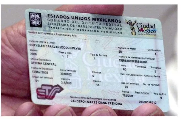 Pasos a seguir para obtener nueva tarjeta de circulación con chip