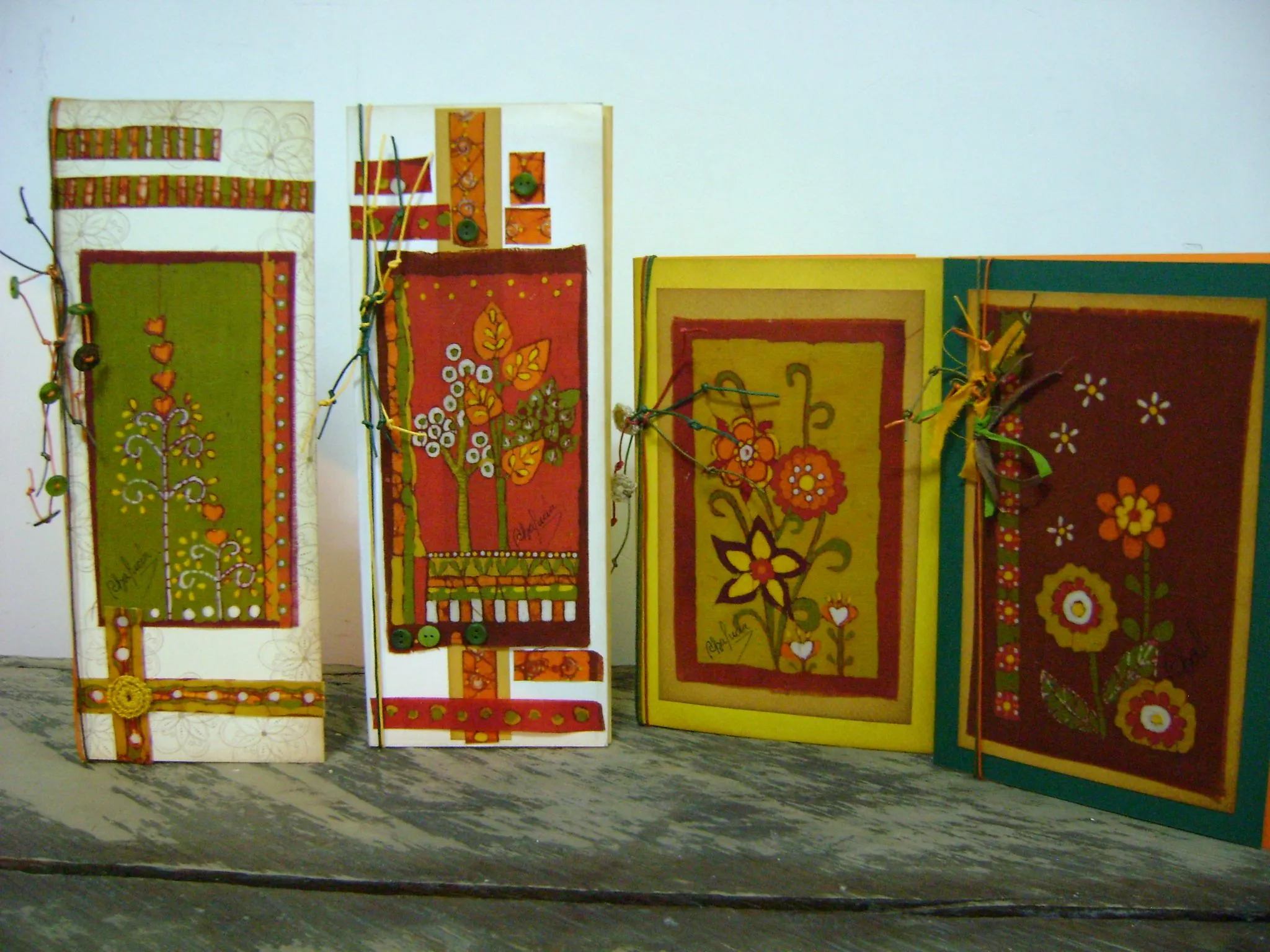 Tarjetas con arte en batik personalizadas « Obras en Batik hechas ...