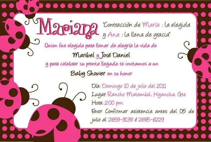 Tarjetas de baby shower mujer - Imagui
