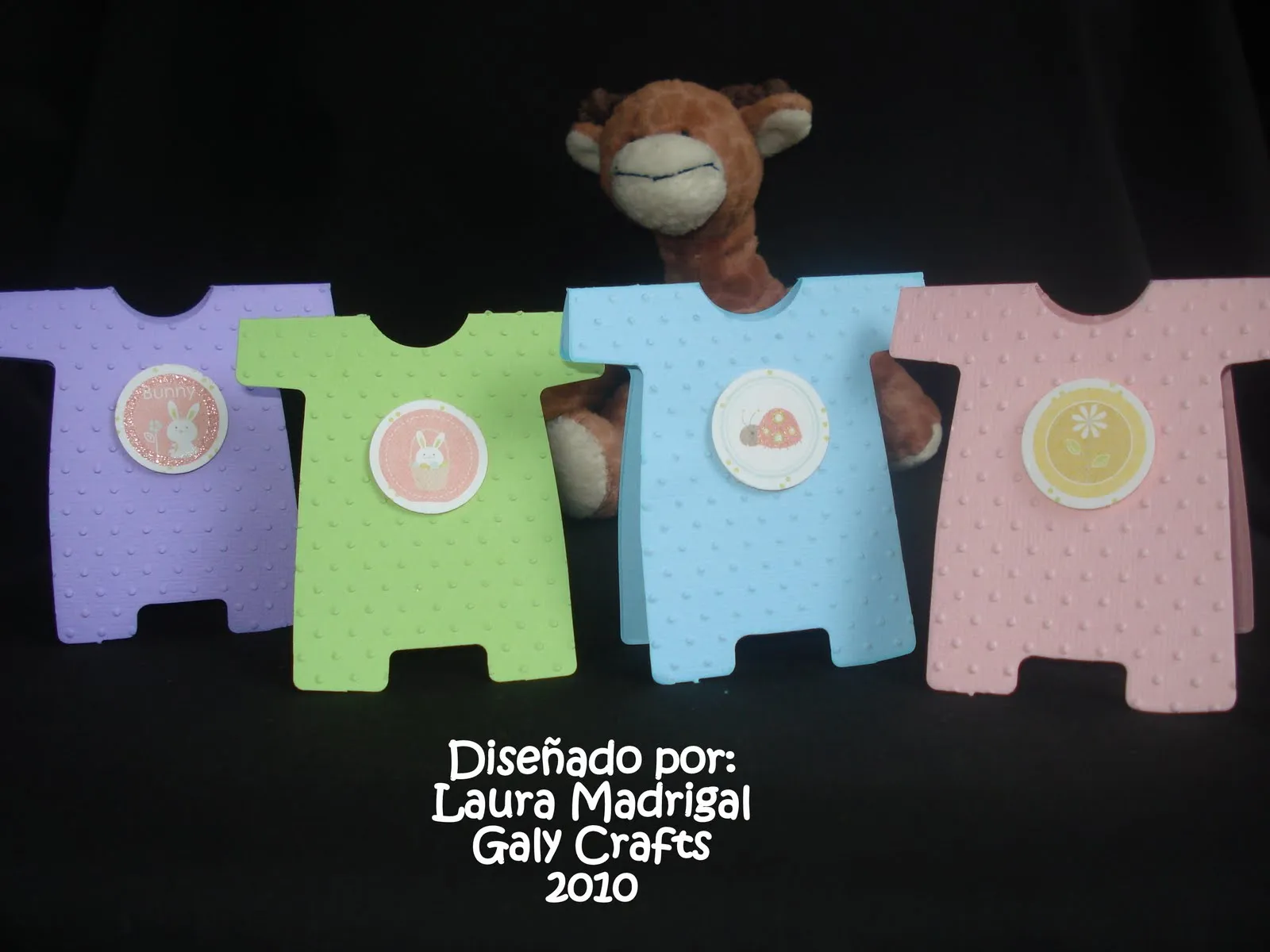 Tarjetas Boutique Galy Crafts: Invitaciones para Baby Shower