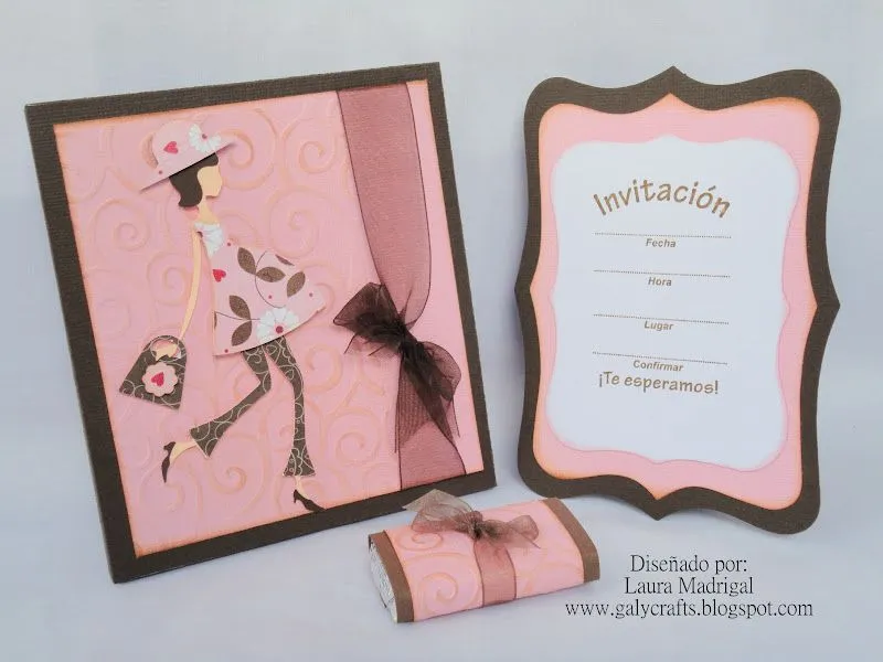 Tarjetas Boutique Galy Crafts: Invitaciones "Baby Shower"