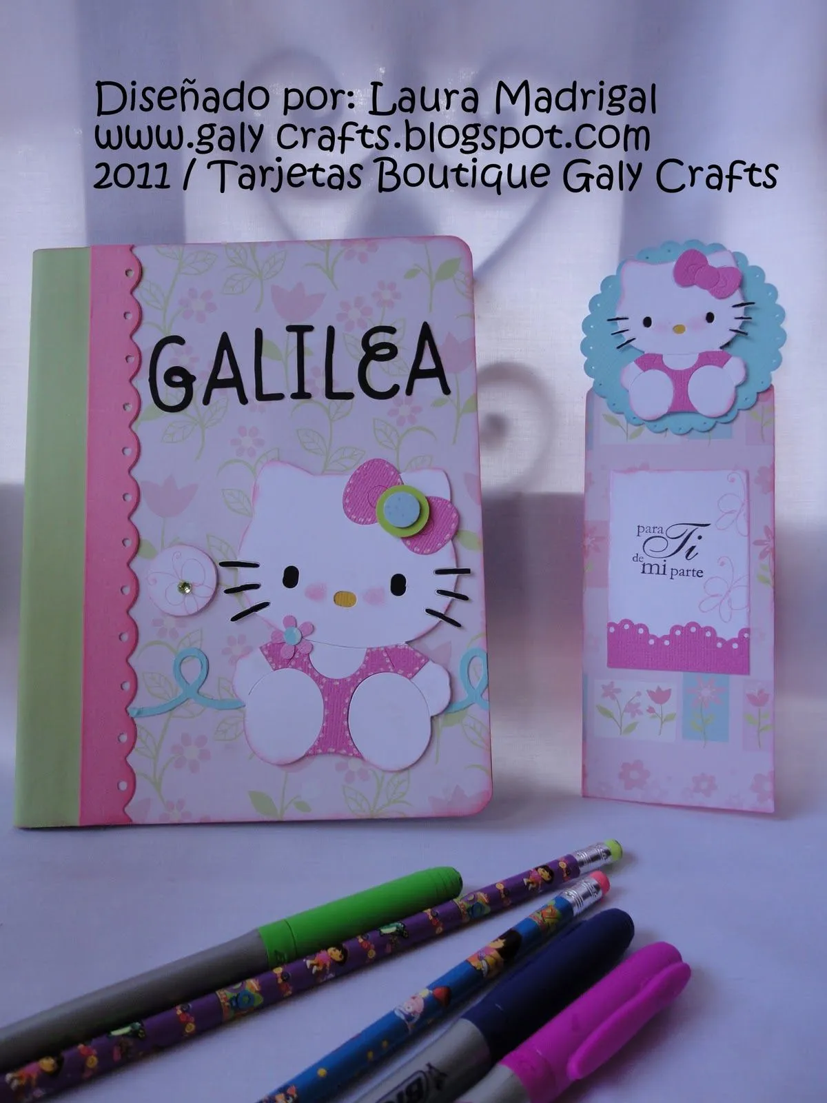 Tarjetas Boutique Galy Crafts: Personalice los folders y cuadernos ...