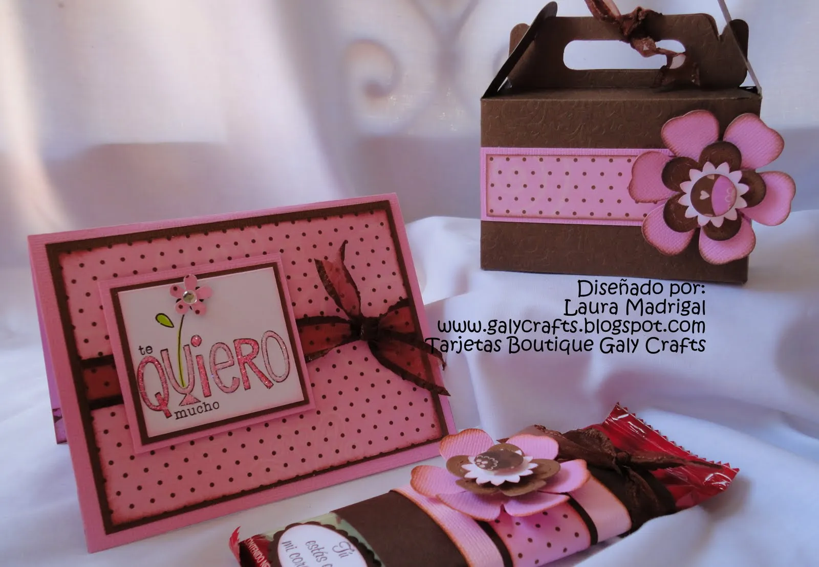 Tarjetas Boutique Galy Crafts: Tarjeta, caja, chocolate decorado ...