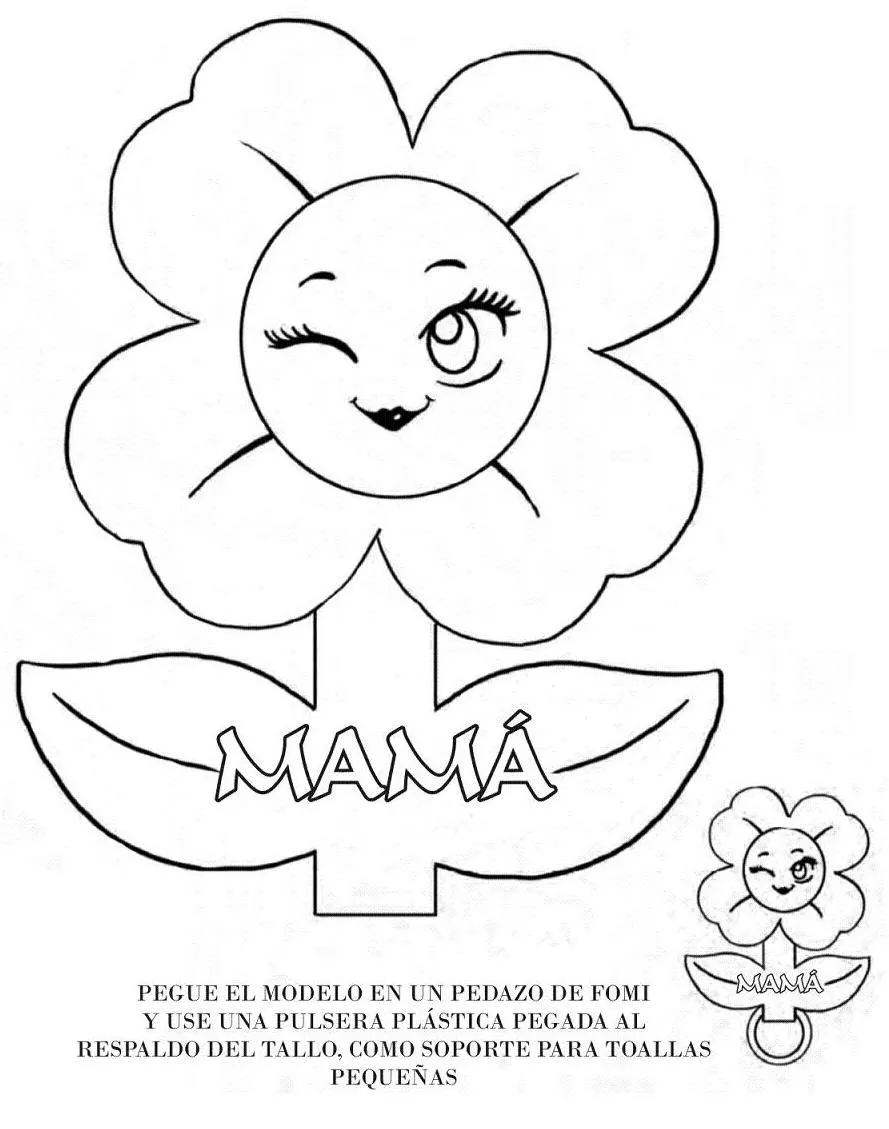 Tarjetas para colorear dia de la madre - Dibujos para colorear ...