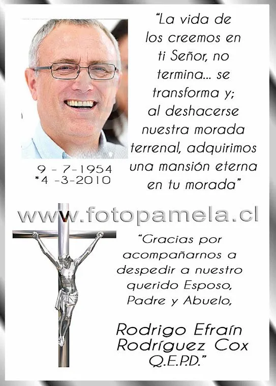 TARJETAS CONDOLENCIAS CHLE PROVIDENCIA