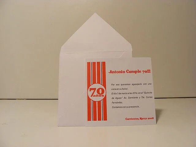 Tarjetas de cumpleaños de 70 años - Imagui