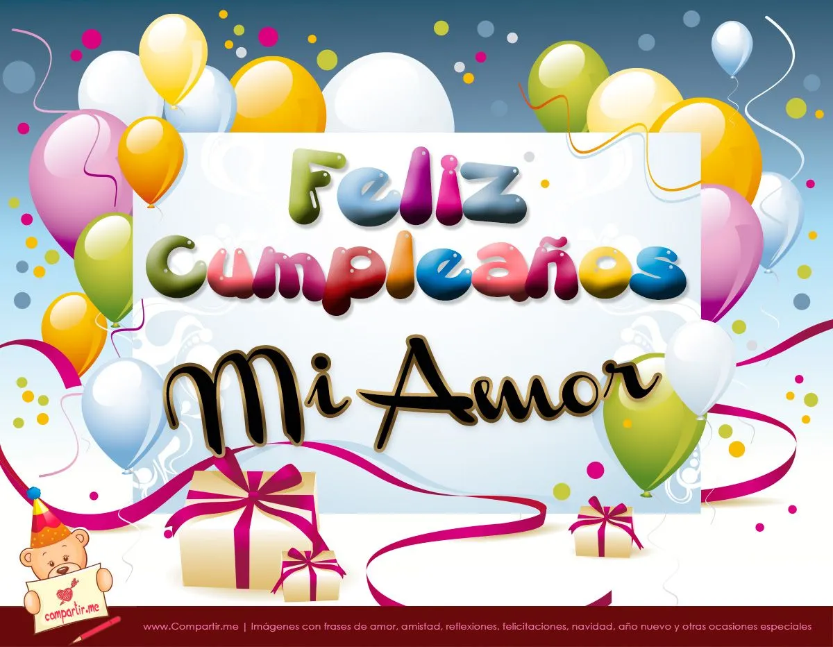 Tarjetas de cumpleaños para mi amor | Imágenes para Compartir