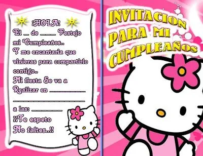 Tarjetas de cumpleaños de hello kitty