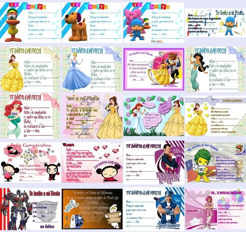 Tarjetas de cumpleaños para imprimir: febrero 2011