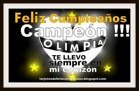 Tarjetas de cumpleaños del Olimpia - Imagui