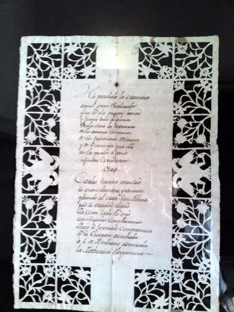 Tarjetas españolas hechas por las Carmelitas, les permitia ...