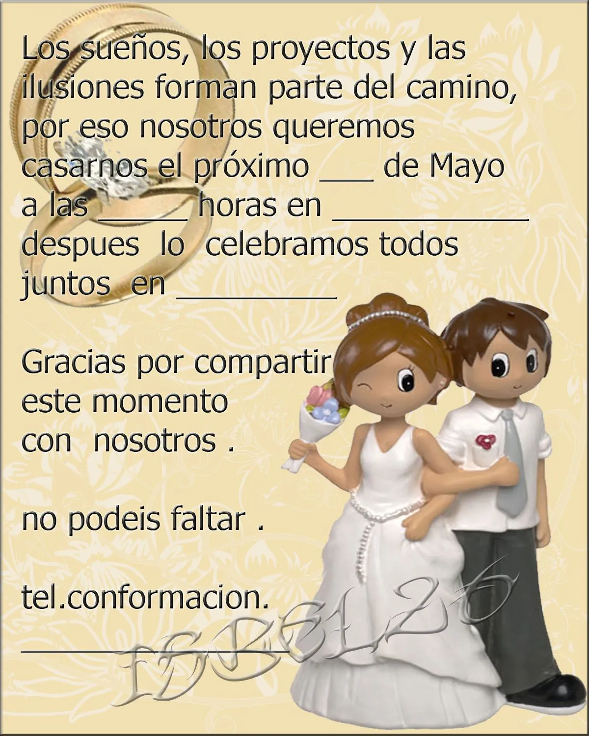 Tarjetas de felicitaciones para bodas cristianas - Imagui