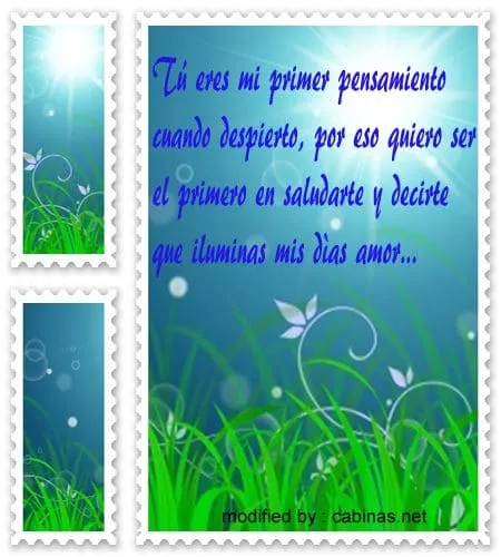 Tarjetas Con Frases Bonitas De Buenos Dias Para Mi Novia | Solo ...