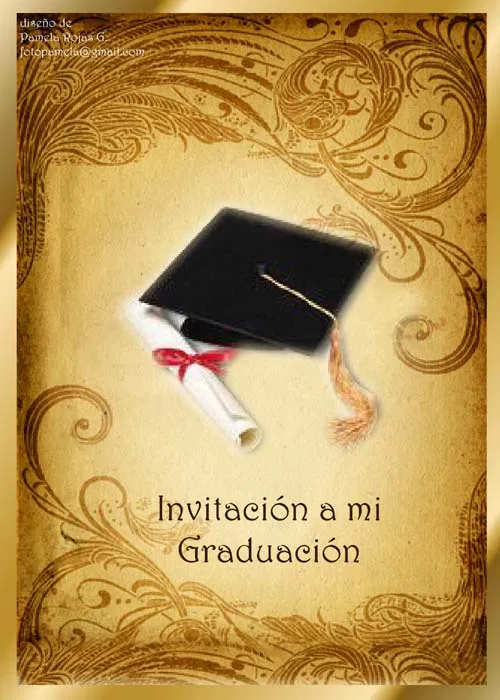Modelos de invitaciónes para graduación bachiller - Imagui