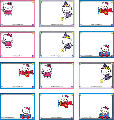 Etiquetas de Hello Kitty para imprimir gratis - Imagui