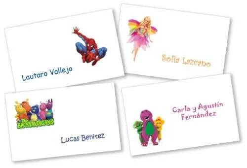 TARJETAS CON IMAGENES INFANTILES - Imagui