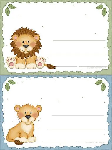 TARJETAS INFANTILES PARA IMPRIMIR