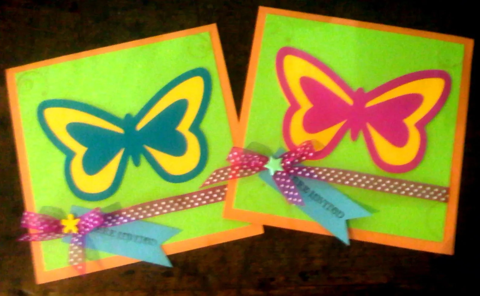 Tarjetas infantiles de mariposas - Imagui