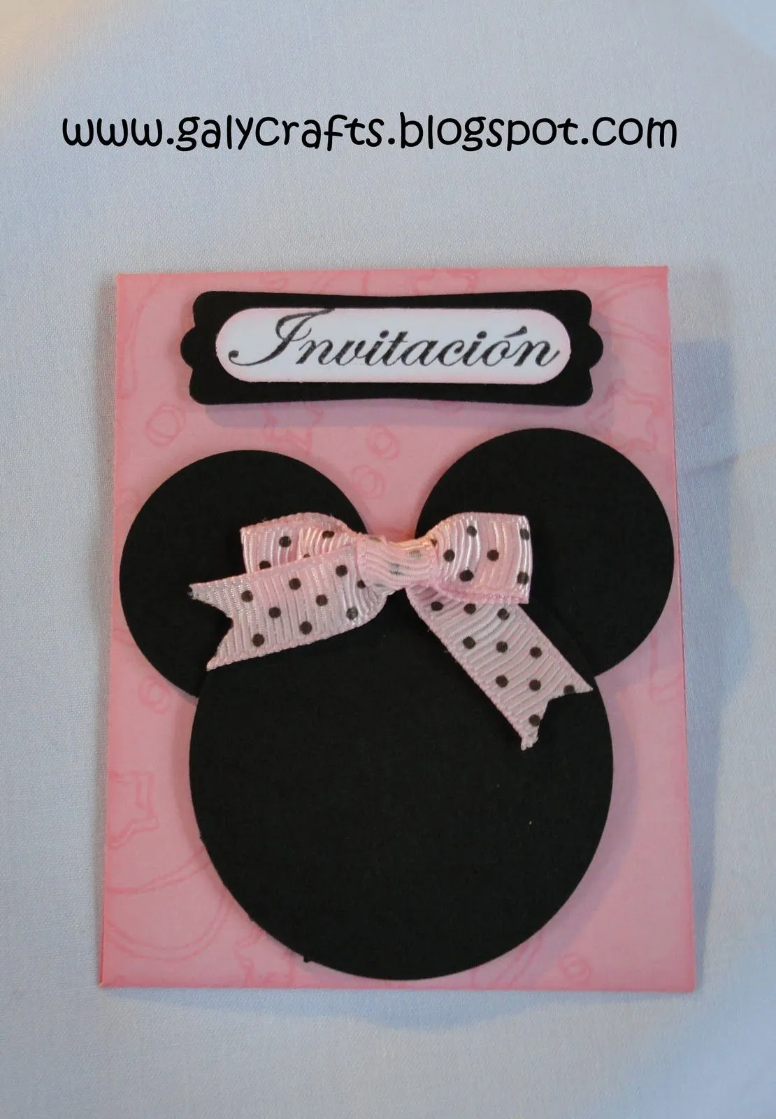 Tarjeta de invitación de cumpleaños de Minnie - Imagui