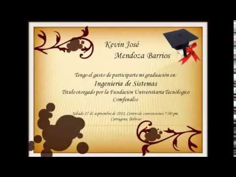 Tarjetas De Invitacion Para Graduacion | Search Results | Libro de ...