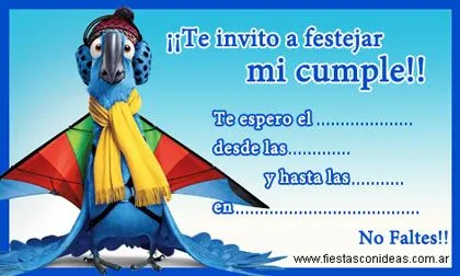 Tarjetas e Invitaciones de cumpleaños para Imprimir - Fiestas ...