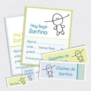 Tarjetas nacimientos - Imagui