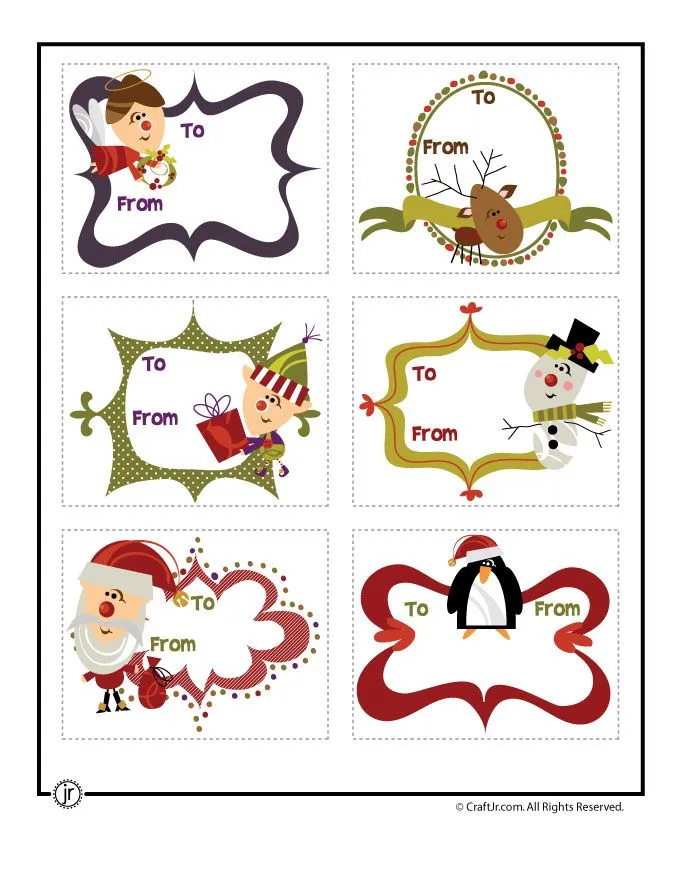 Tarjetas de Navidad para imprimir II | Mamas y Bebes Blog