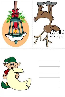 Tarjetas navidad para imprimir y poner en los regalos | Divertidas ...