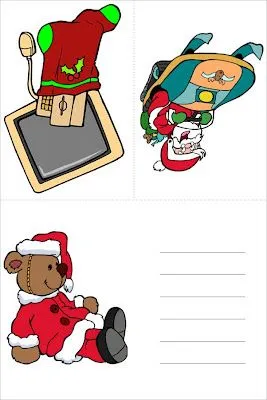 Tarjetas navidad para imprimir y poner en los regalos | Divertidas ...