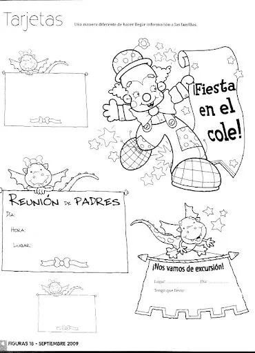 TARJETAS Y NOTAS PARA NIÑOS