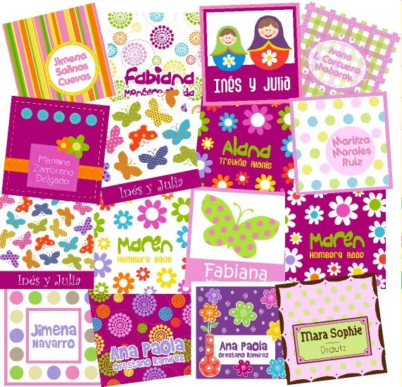 Tarjetas Personales Bebés Niñas |