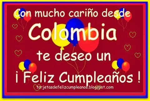 Tarjetas de Cumpleaños : Colombia , tarjetas de cumpleaños - 4