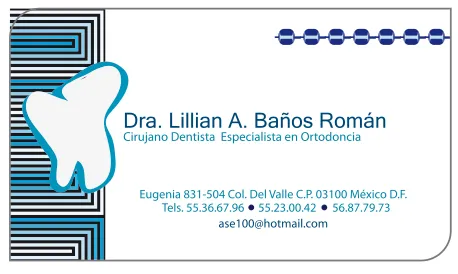 Tarjetas de presentacion dentista - Imagui